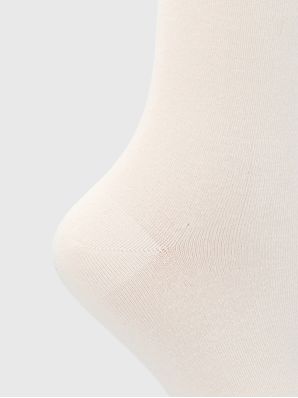 Calcetin Algodón Mujer C Cuff Classic Beige Hush Puppies