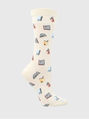 Calcetin Algodón Mujer Diff Books Beige Hush Puppies