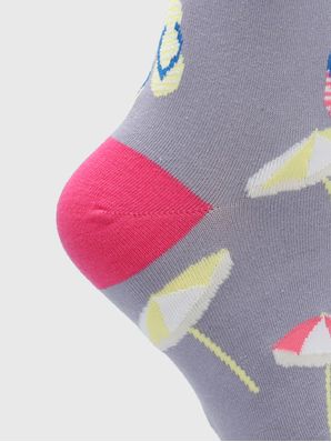 Calcetin Algodón Mujer C Beach Morado Hush Puppies