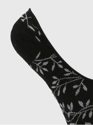 Calcetin Algodón Mujer Inv M Leaf Negro Hush Puppies