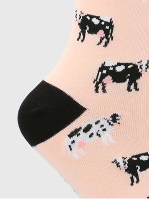 Calcetin Algodón Mujer C Cuff Cow Rosado Hush Puppies