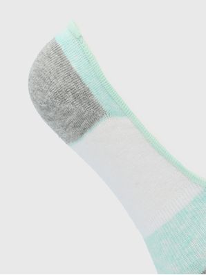 Calcetin Algodón Mujer Inv M Blocks Verde Hush Puppies