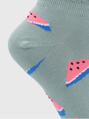 Calcetin Algodón Mujer Ped St Watermel Verde Hush Puppies