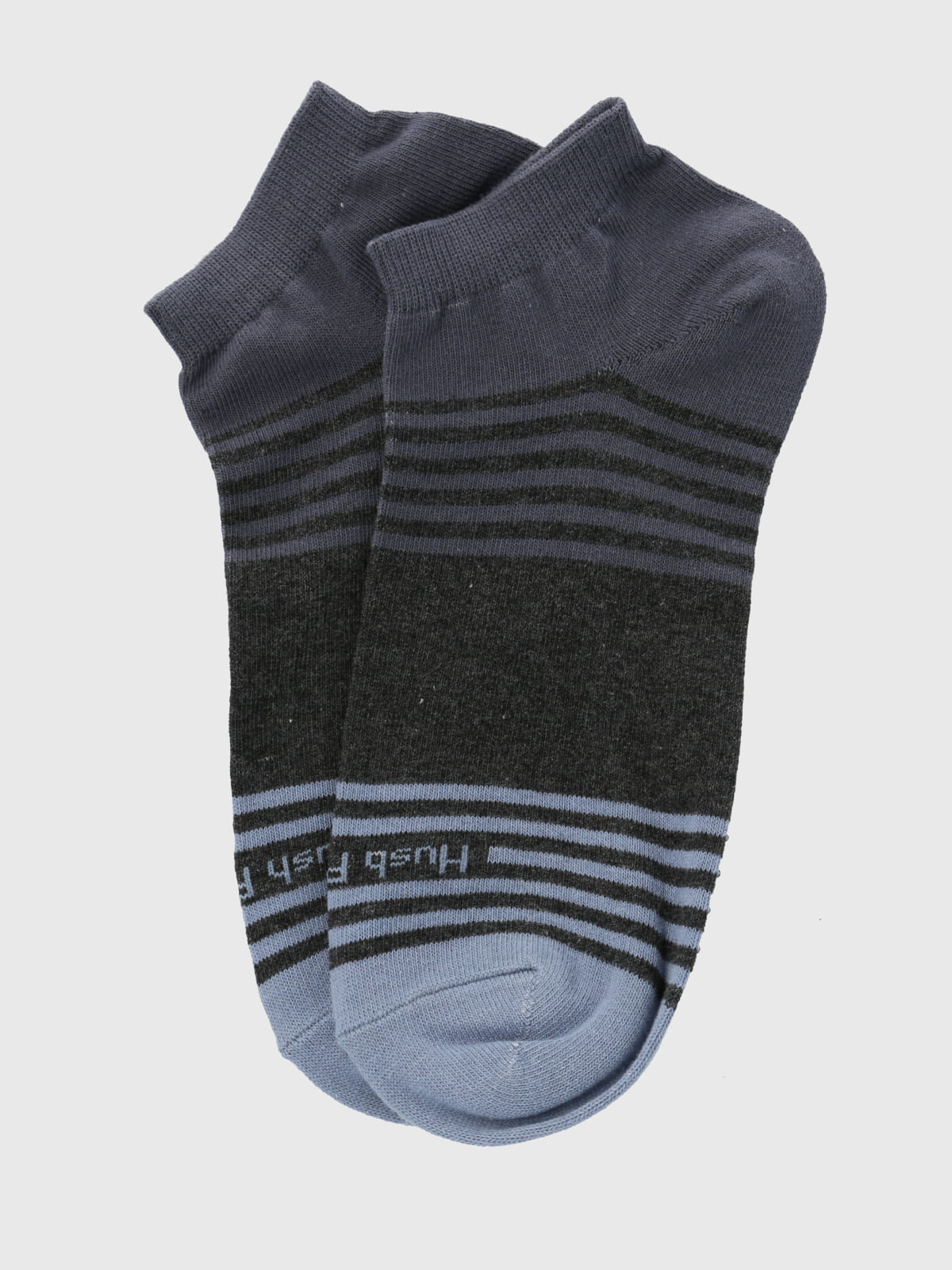 Calcetin Algodón Hombre Ped Triple Gris Hush Puppies