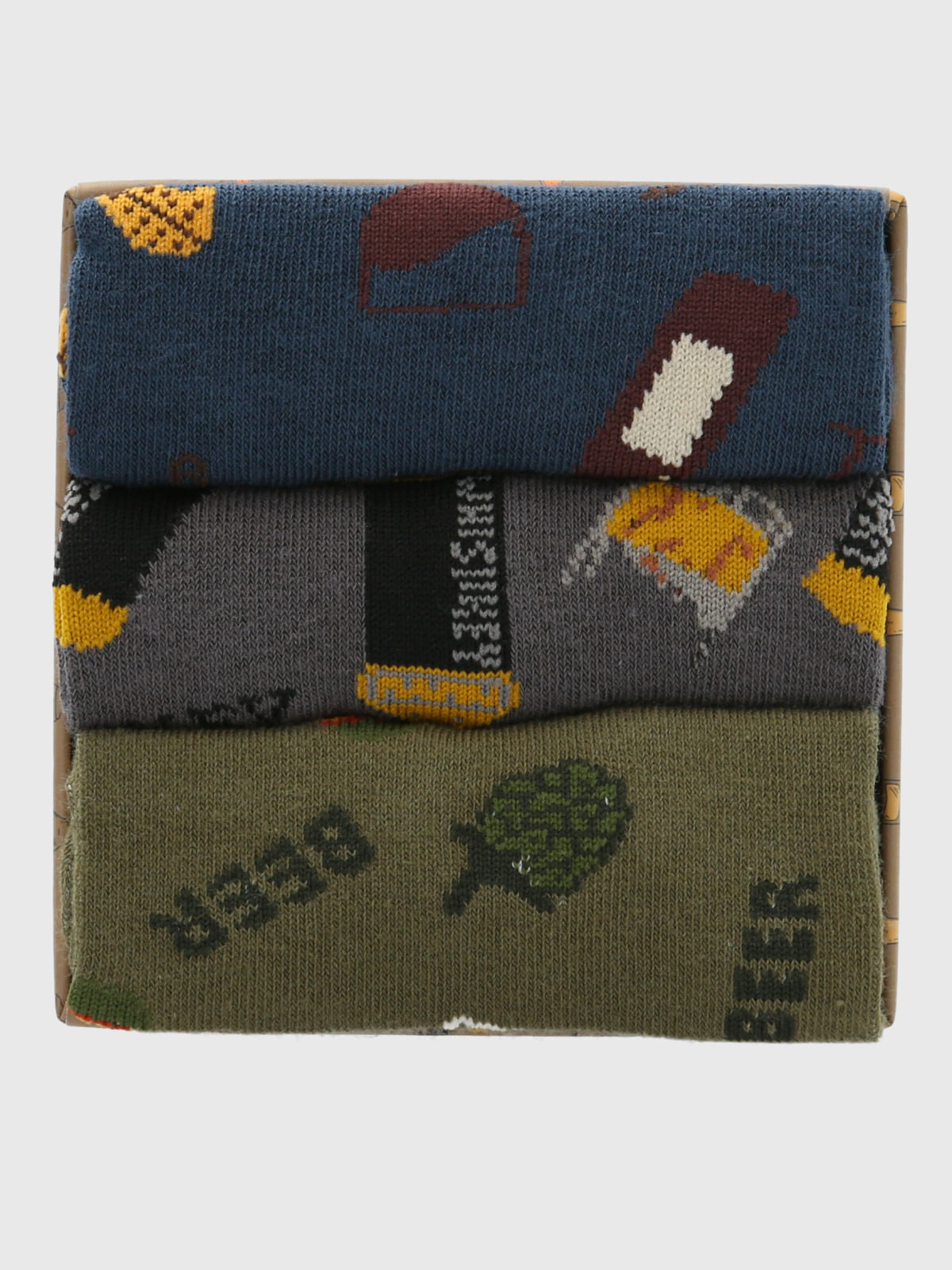 Calcetin Algodón Hombre Pack Gift Party Multicolor Hush Puppies