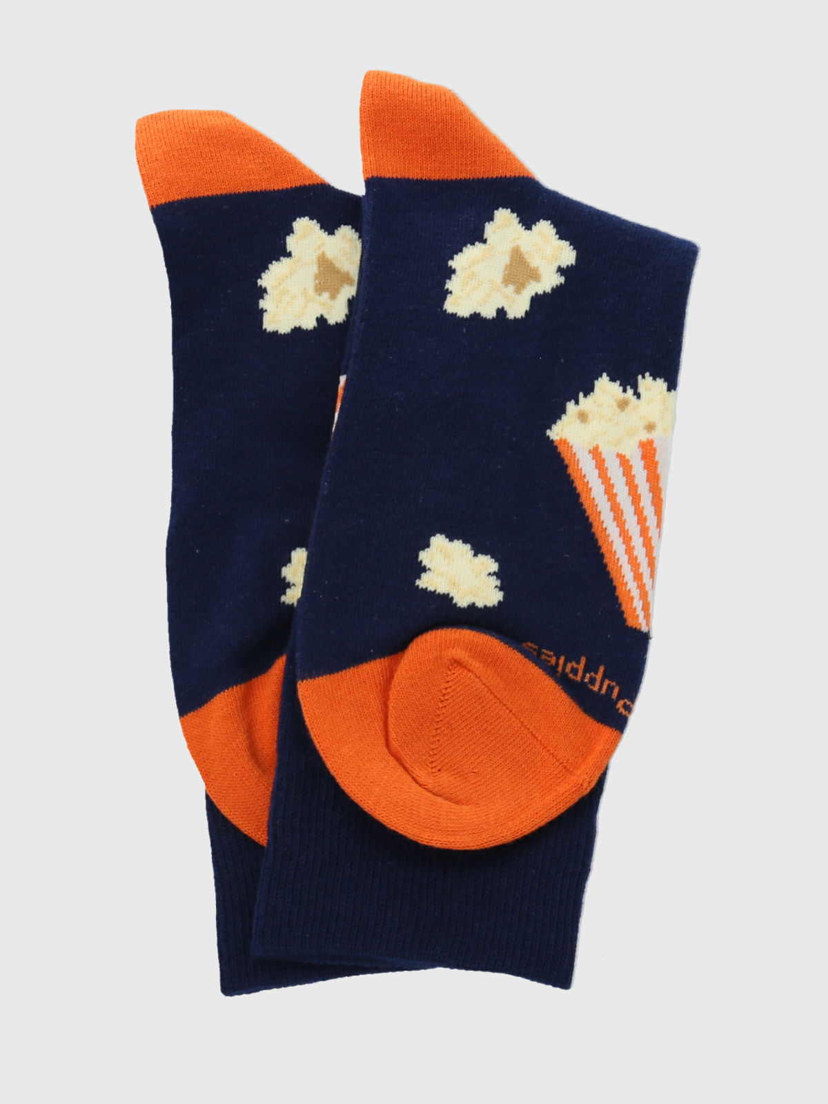 Calcetin Algodón Hombre C Popcorn Azul Hush Puppies
