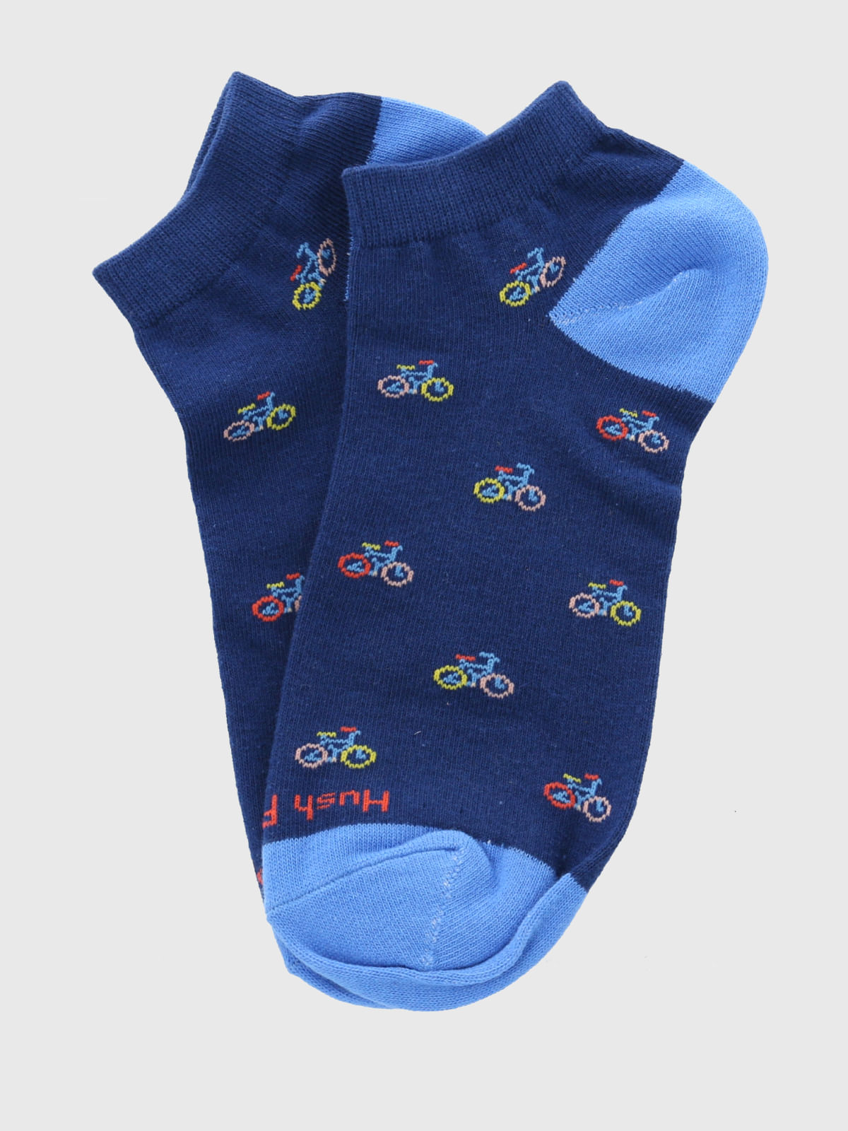 Calcetin Algodón Hombre Ped Bikes Azul Hush Puppies
