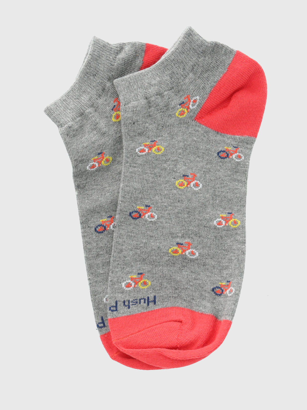 Calcetin Algodón Hombre Ped Bikes Gris Hush Puppies