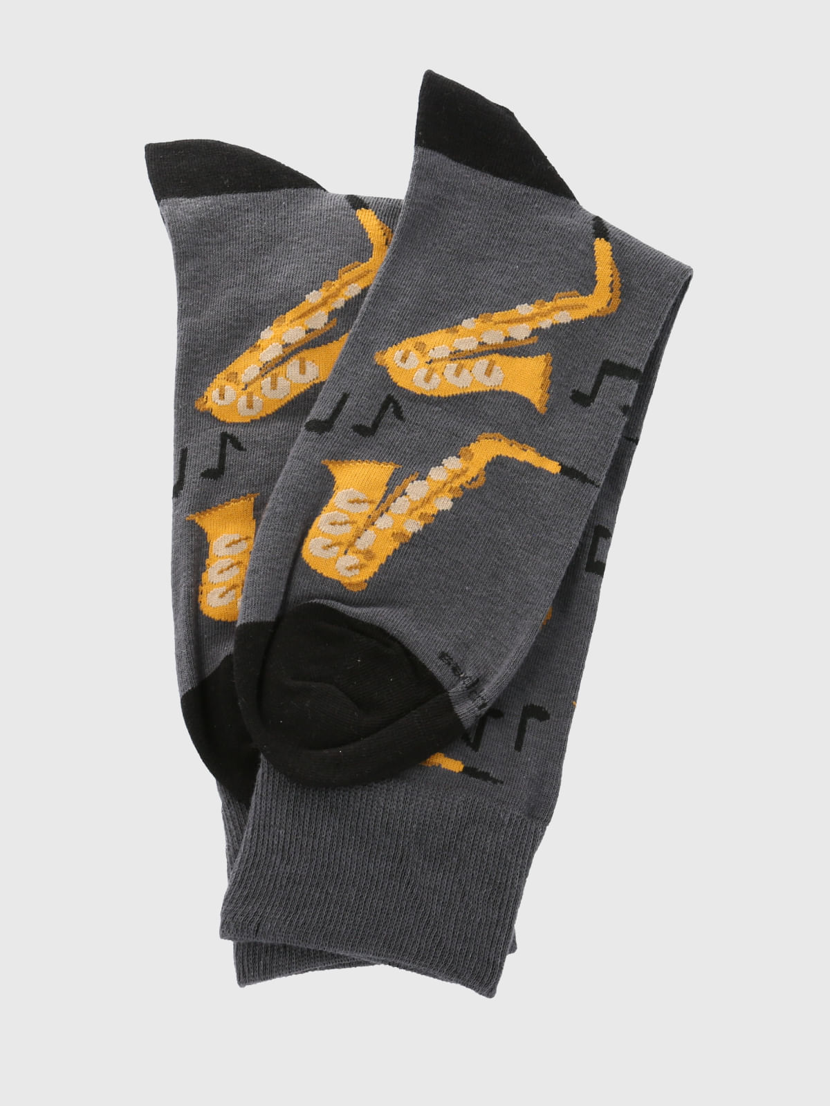 Calcetin Algodón Hombre C Saxo Gris Hush Puppies