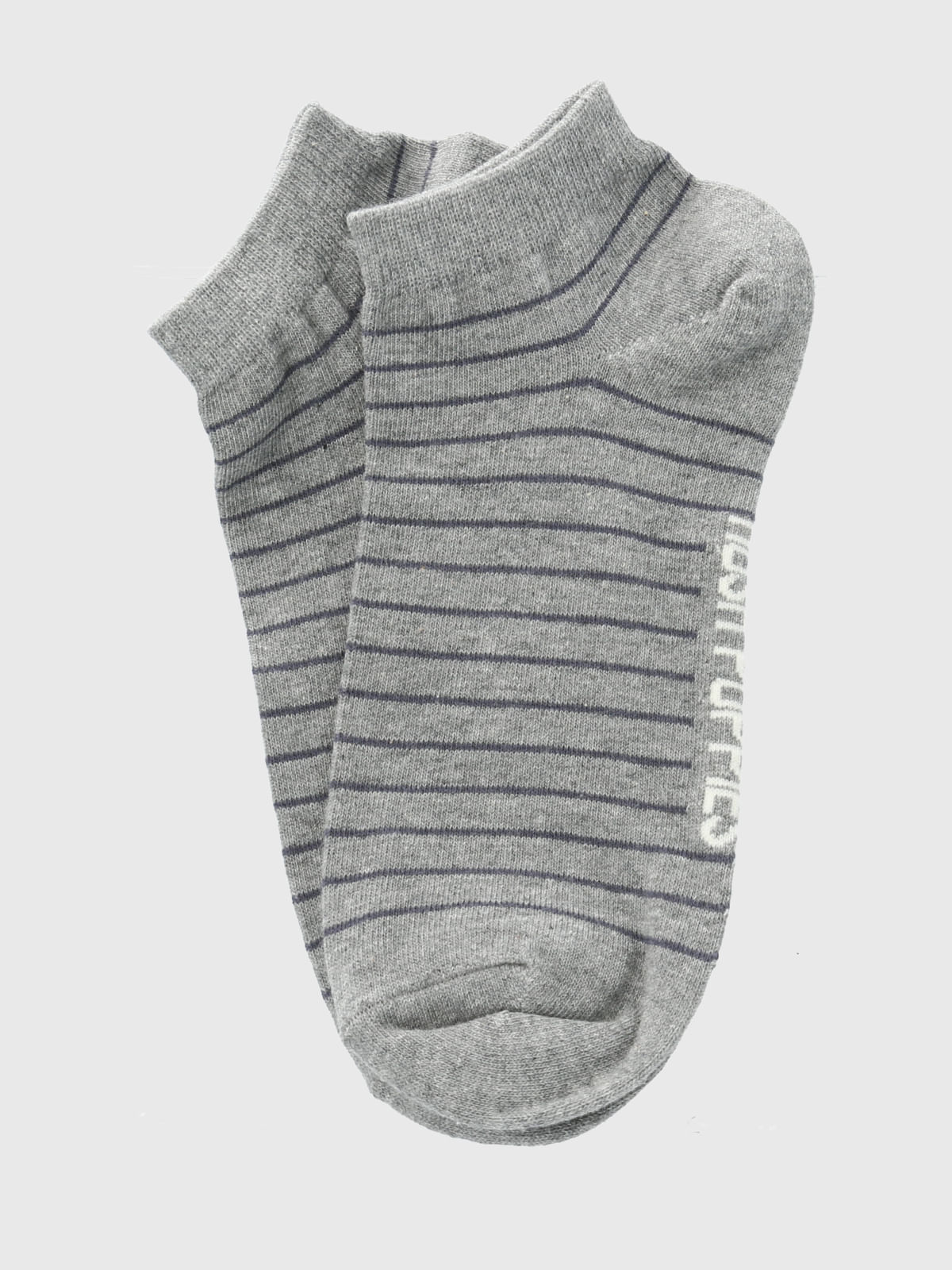 Calcetin Algodón Hombre Ped Lines Gris Hush Puppies