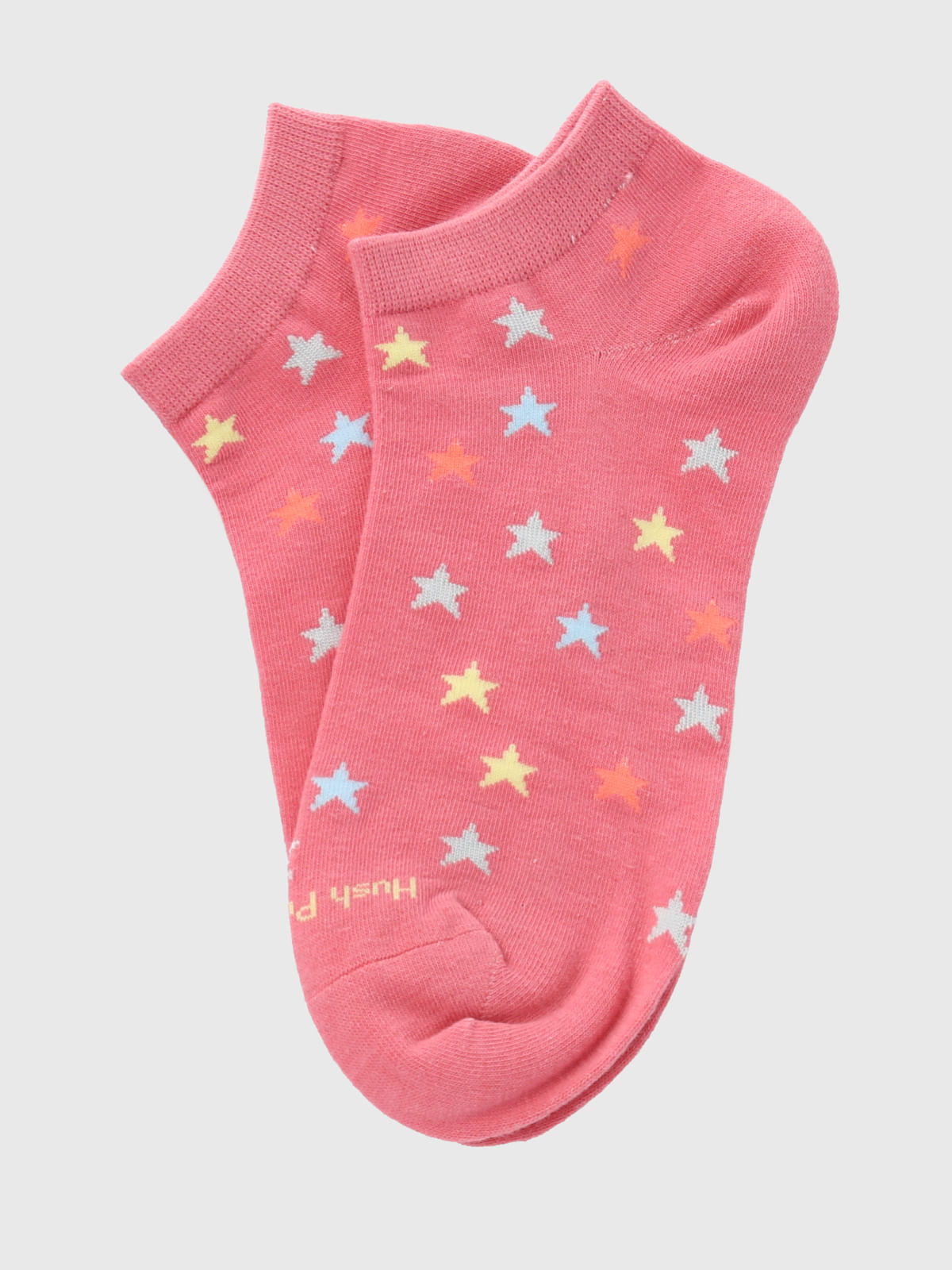 Calcetin Algodón Mujer Ped Stars Rosado Hush Puppies