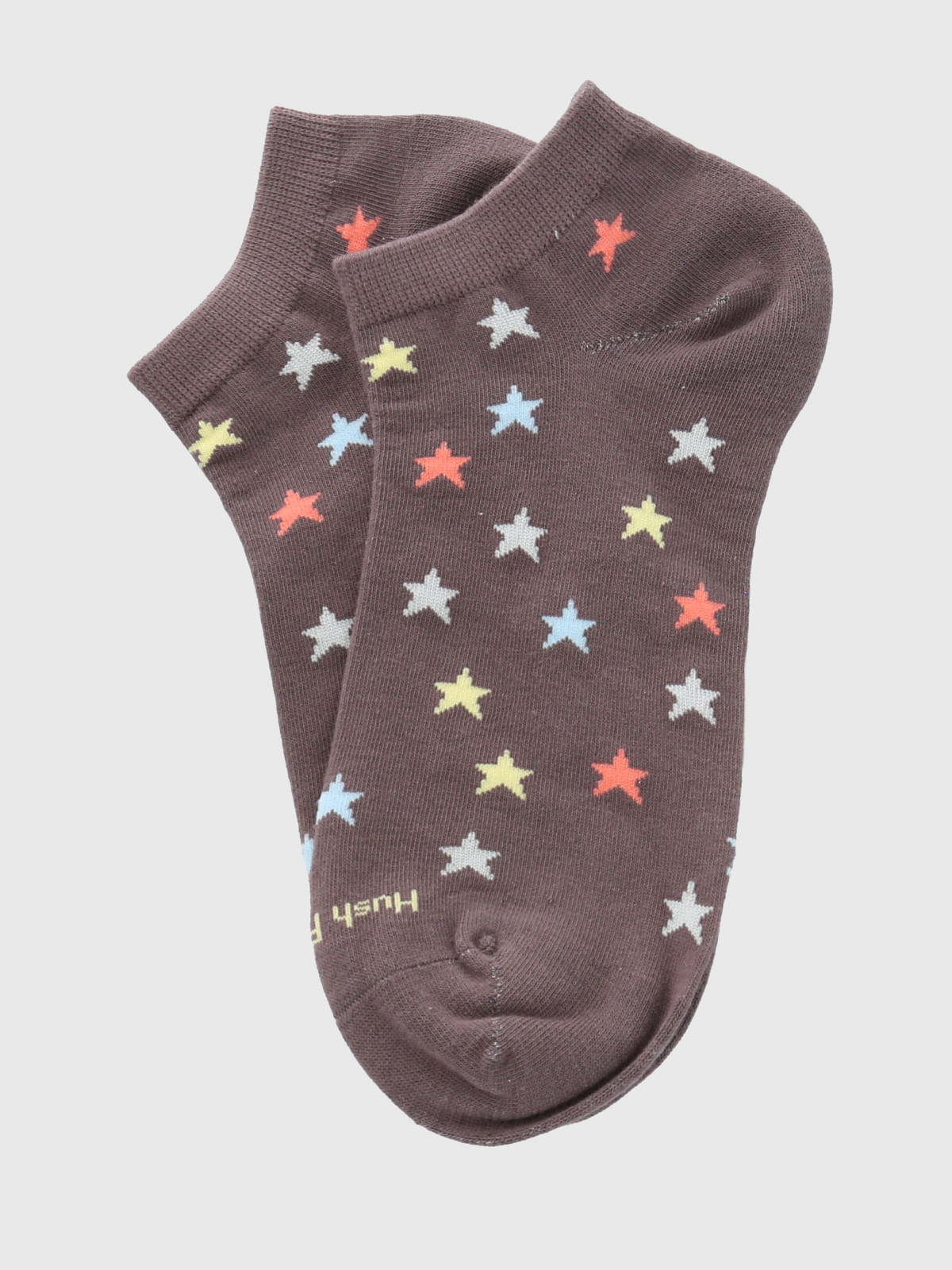 Calcetin Algodón Mujer Ped Stars Beige Hush Puppies