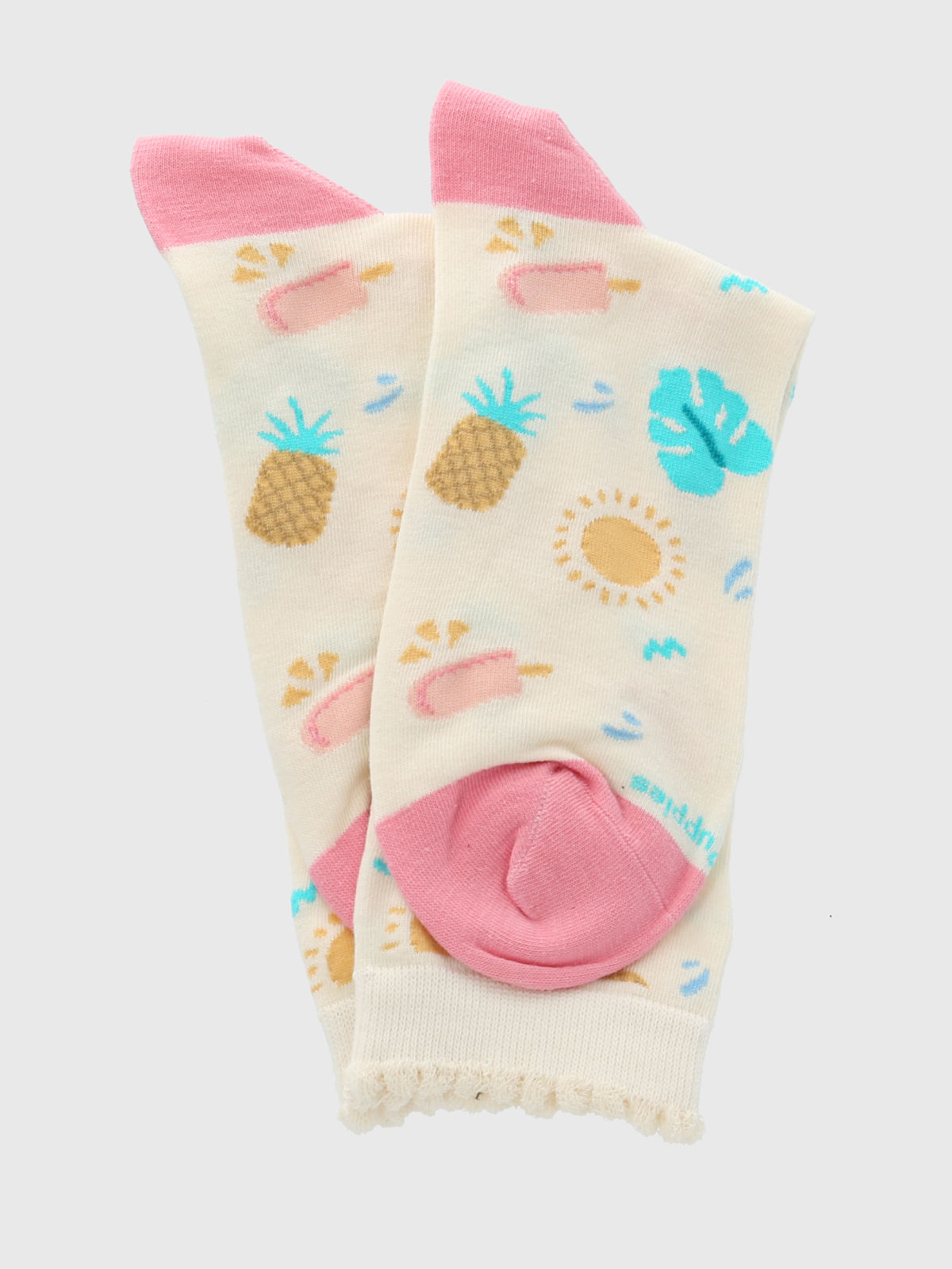 Calcetin Algodón Mujer C St Summer Beige Hush Puppies