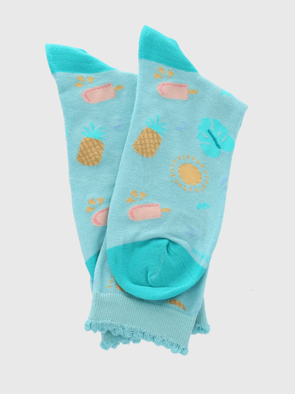 Calcetin Algodón Mujer C St Summer Celeste Hush Puppies