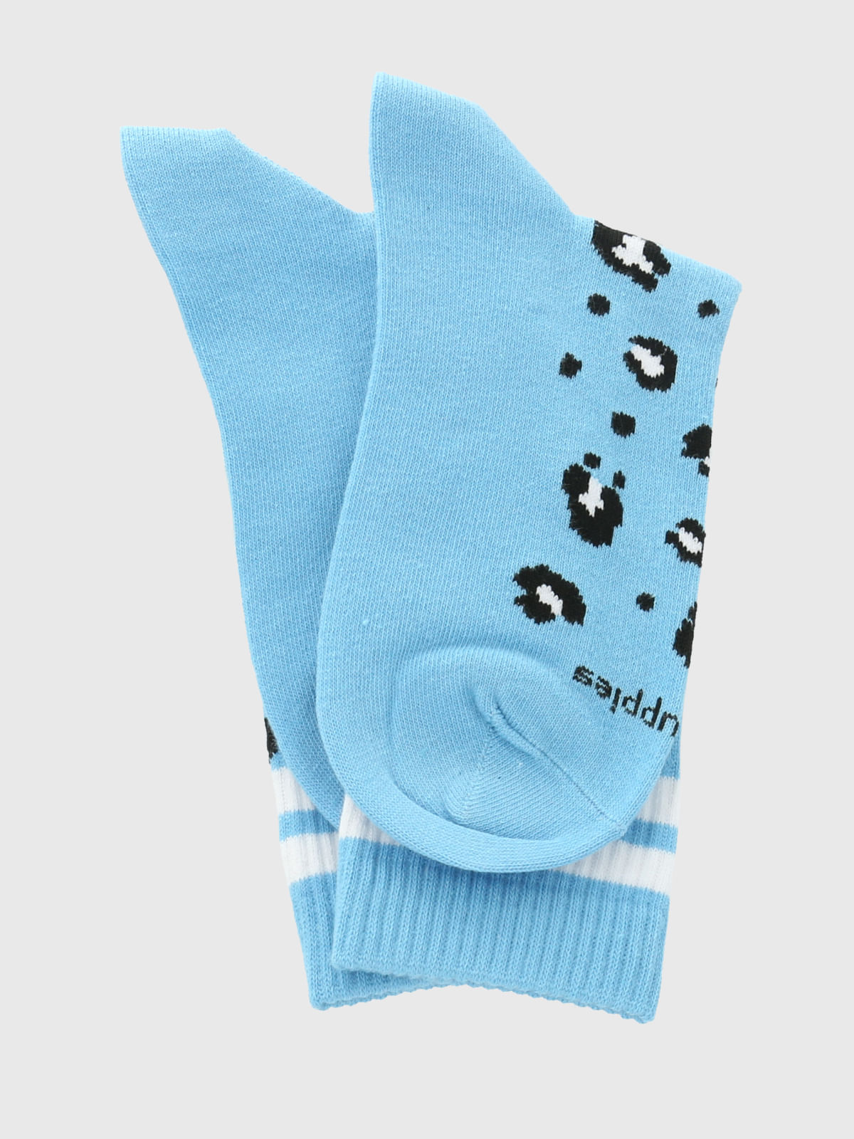 Calcetin Algodón Mujer C Cheetah Azul Hush Puppies