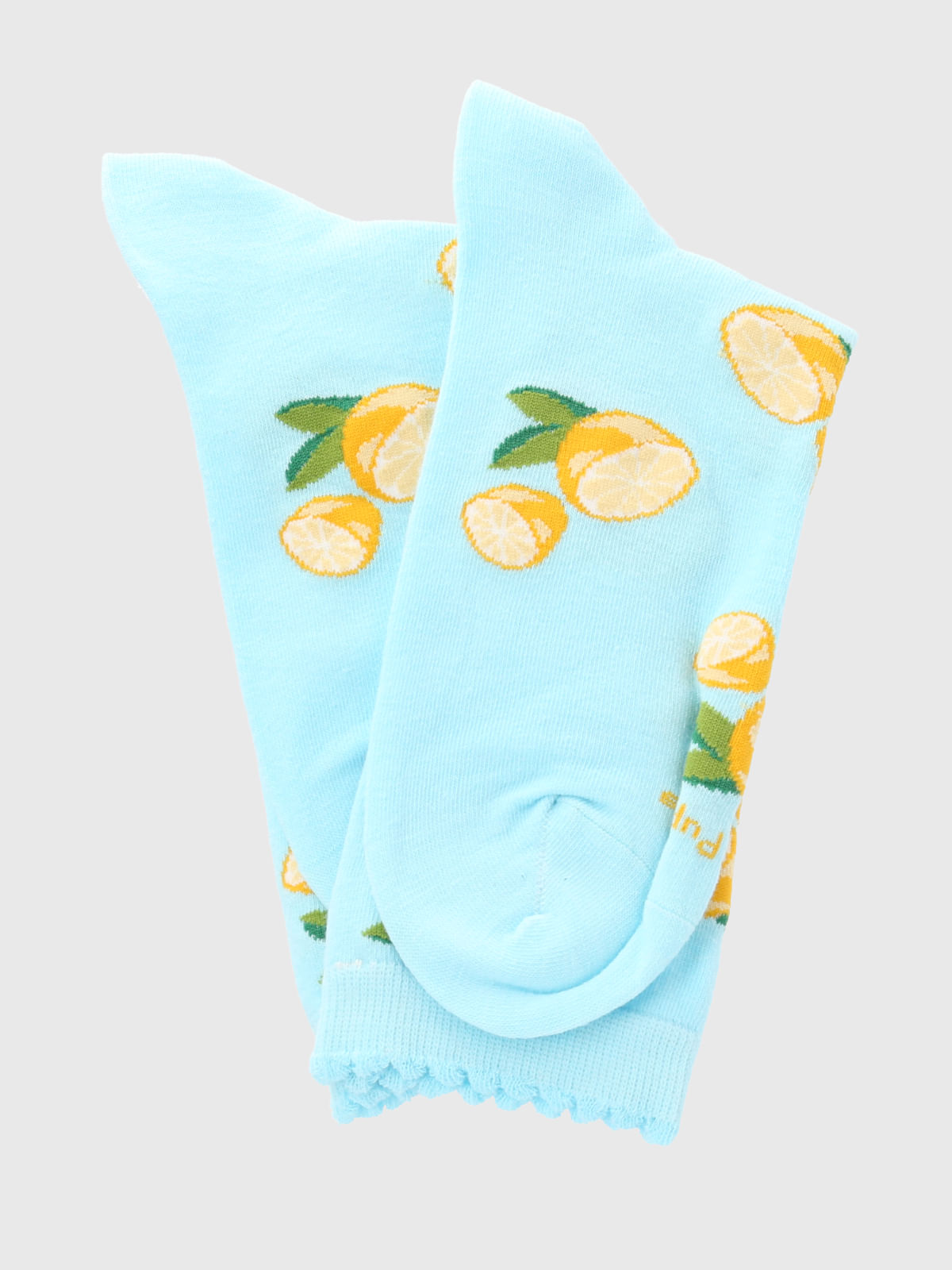 Calcetin Algodón Mujer C St Lemon Celeste Hush Puppies