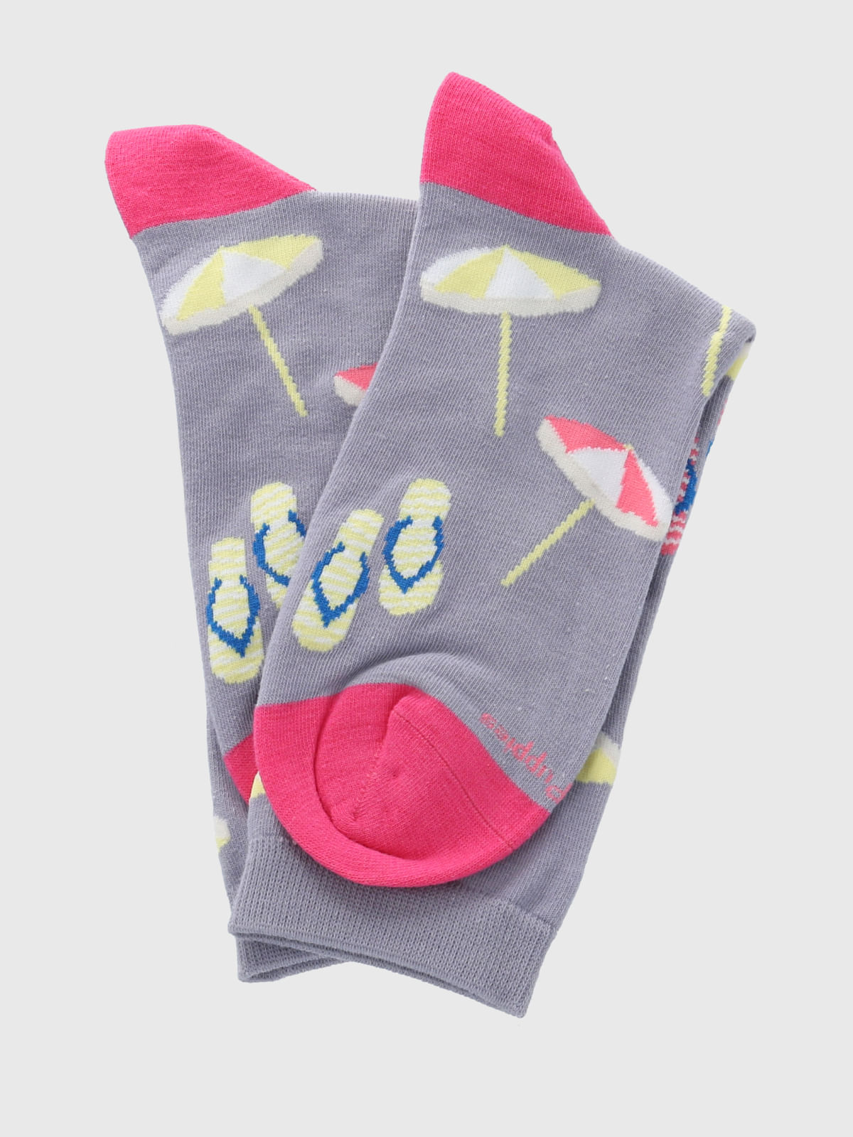 Calcetin Algodón Mujer C Beach Morado Hush Puppies
