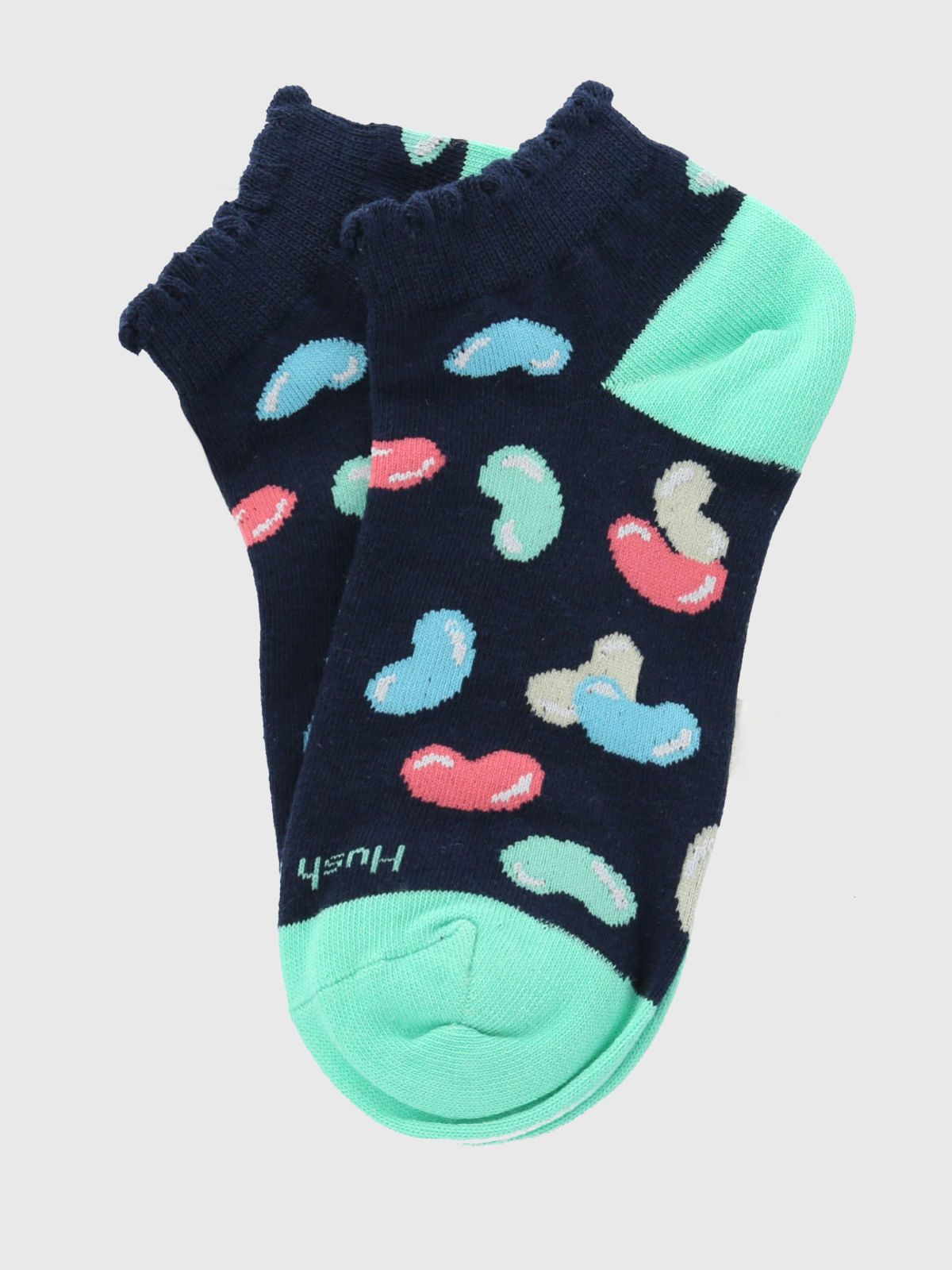 Calcetin Algodón Mujer Ped St Candy Azul Hush Puppies