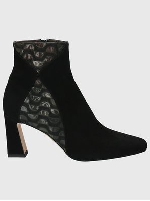 Botin Brunate Cuero Mujer Parma Negro