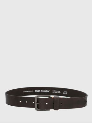 Cinturon Cuero Hombre Hp Sahagun Café Hush Puppies