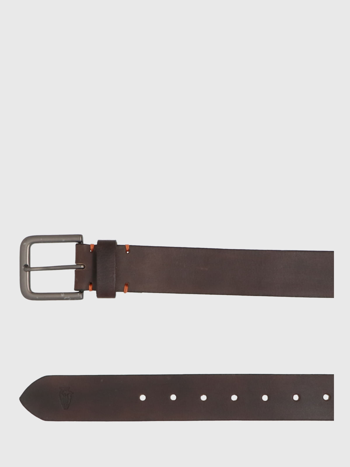 Cinturon Cuero Hombre Hp Sahagun Café Hush Puppies