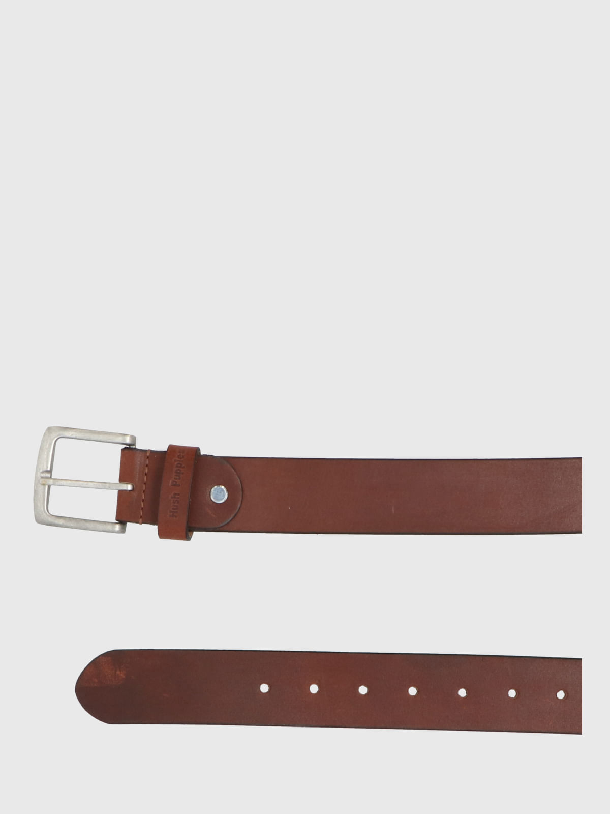 Cinturon Cuero Hombre Hp Samos Café Hush Puppies