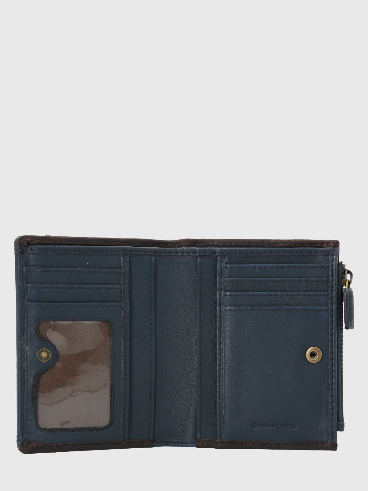 Billetera Cuero Mujer Th Bluey Café Hush Puppies