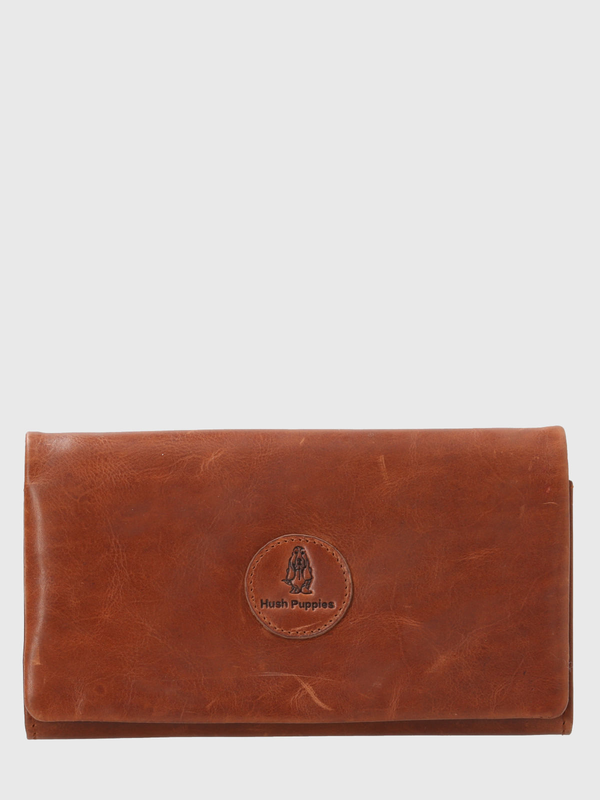 Billetera Cuero Mujer Om Rother Wallet Café Hush Puppies