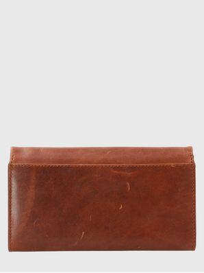 Billetera Cuero Mujer Om Rother Wallet Café Hush Puppies