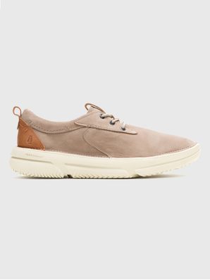 Zapatilla Cuero Baylor Lace Up Gris Hush Puppies