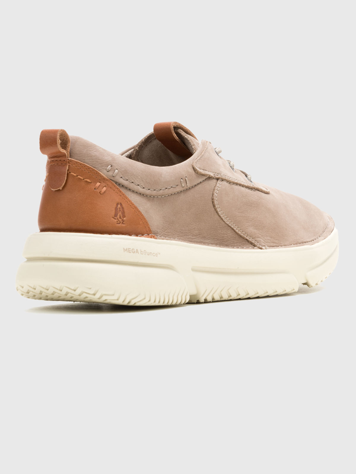 Zapatilla Cuero Baylor Lace Up Gris