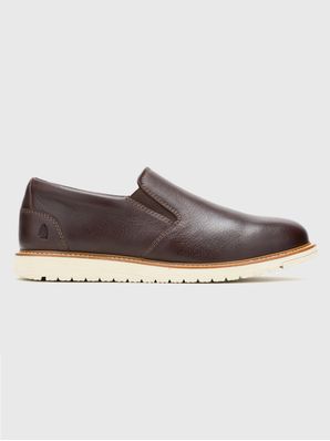 Slip On Cuero Hombre Jenson Slip Café Hush