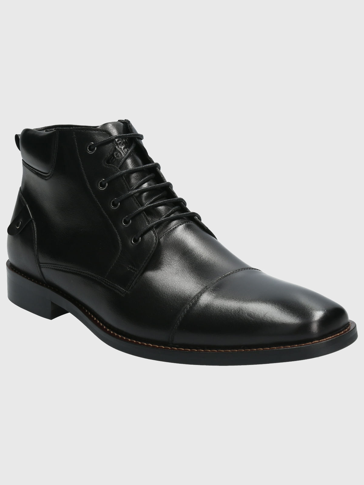 Botin Vestir Cuero Tango Negro