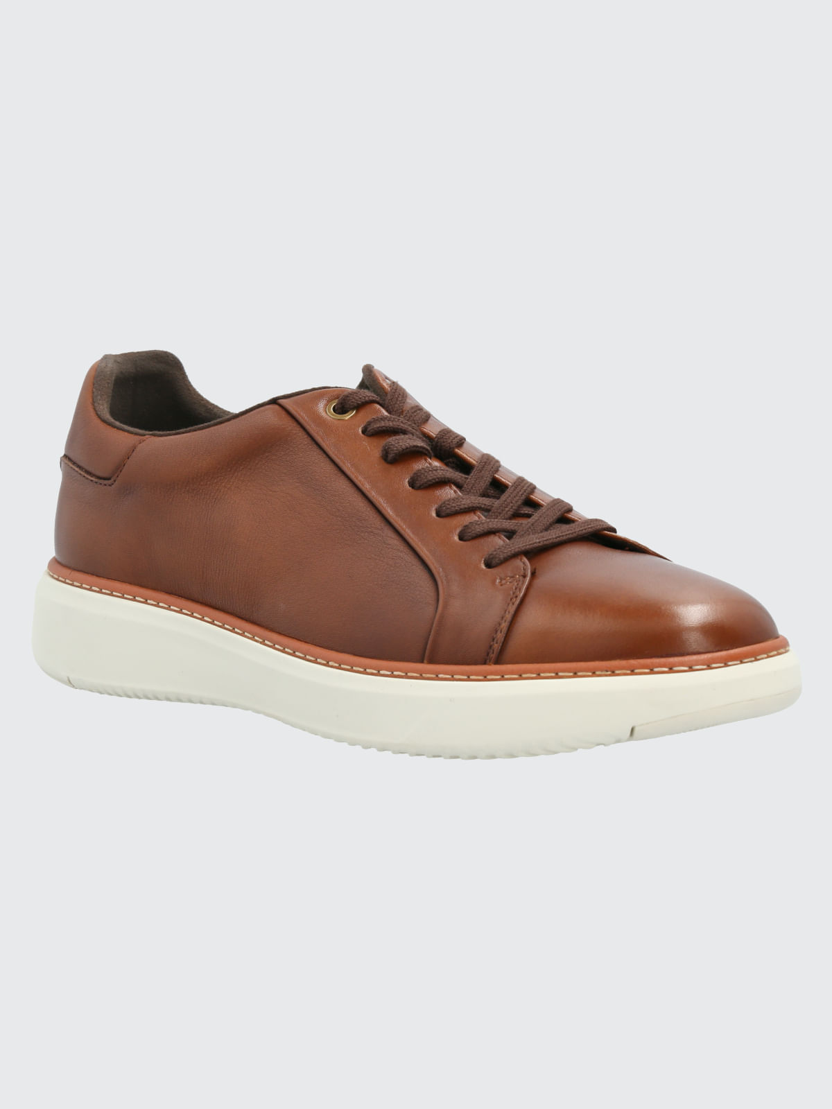 Zapatilla Cuero Force G Café