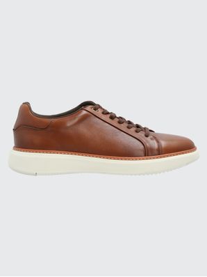 Zapatilla Cuero Hombre Force G Café Hush Puppies