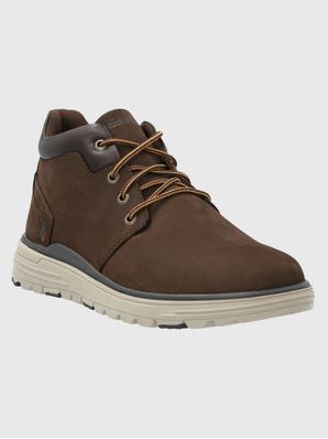 Botin Cuero Hombre William Café Hush Puppies