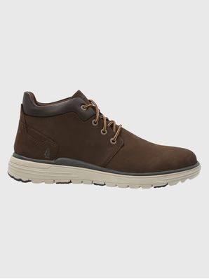 Botin Cuero Hombre William Café Hush Puppies
