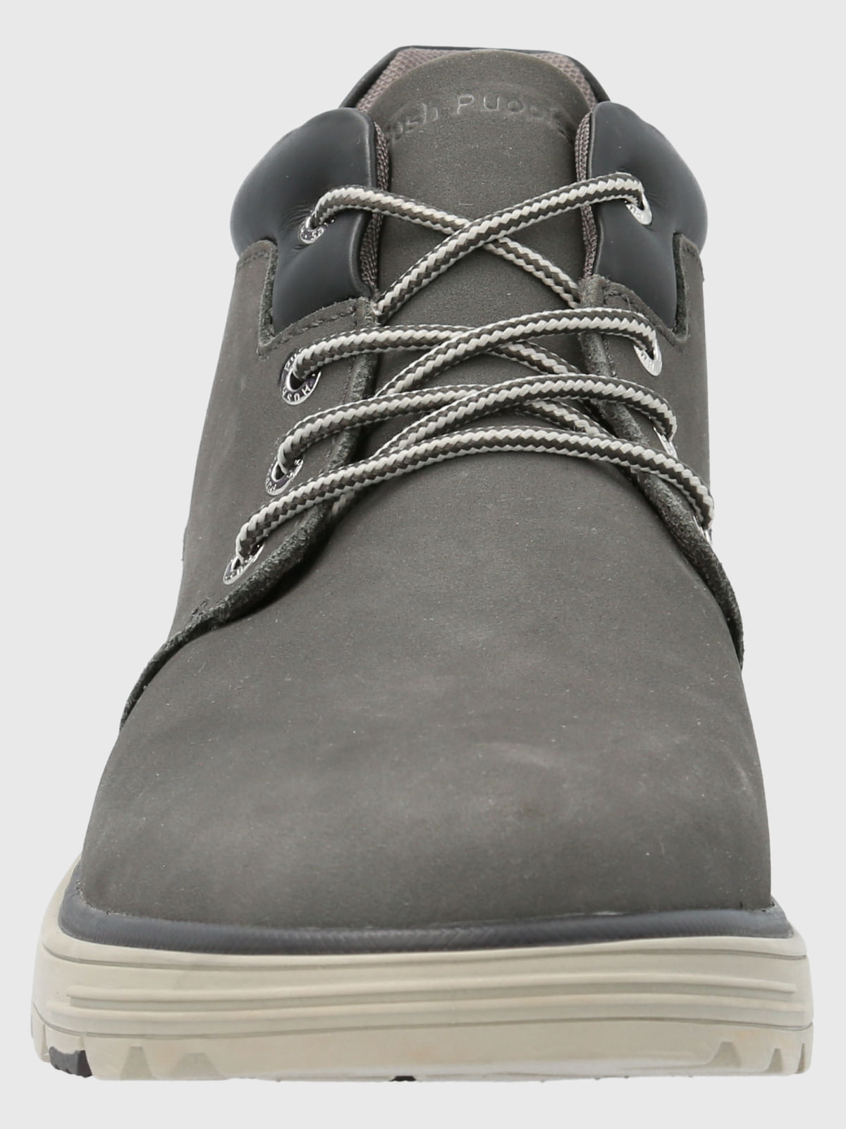 Botin Cuero William Gris