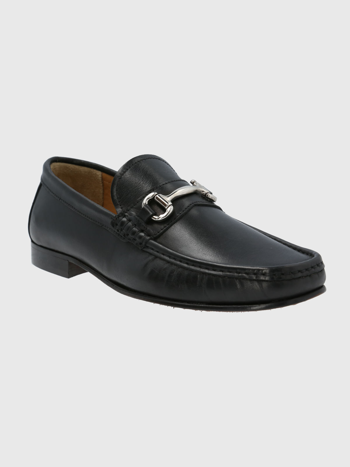 Mocasin Cuero Italiano Spello Negro