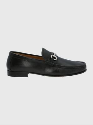 Mocasin Cuero Hombre Italiano Spello Negro Hush Puppies