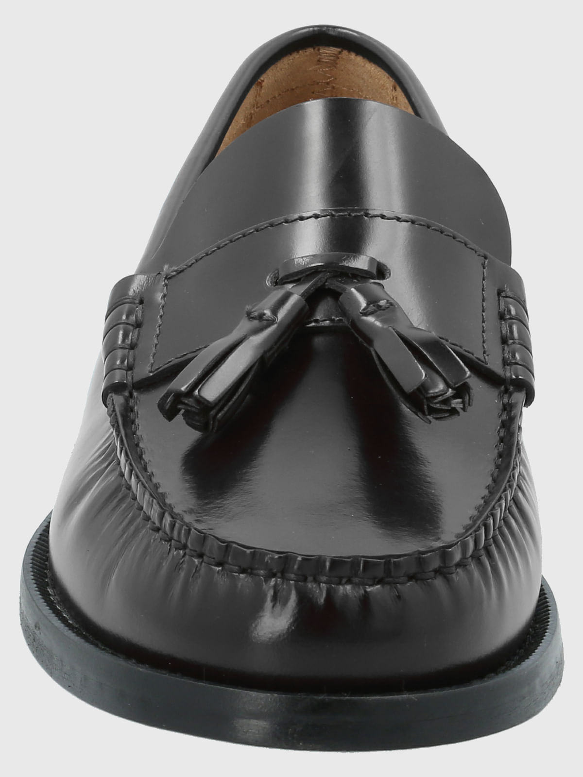 Mocasin Cuero Italiano Cerata Negro