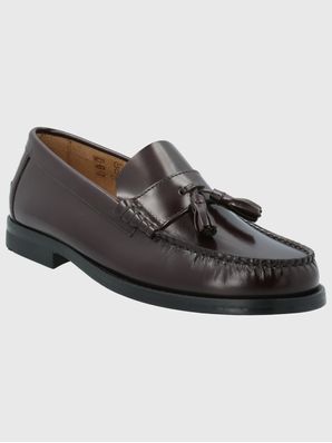 Mocasin Cuero Hombre Italiano Cerata Burdeo Hush Puppies