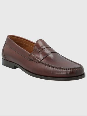 Mocasin Cuero Hombre Italiano Cazzoli Café Hush Puppies
