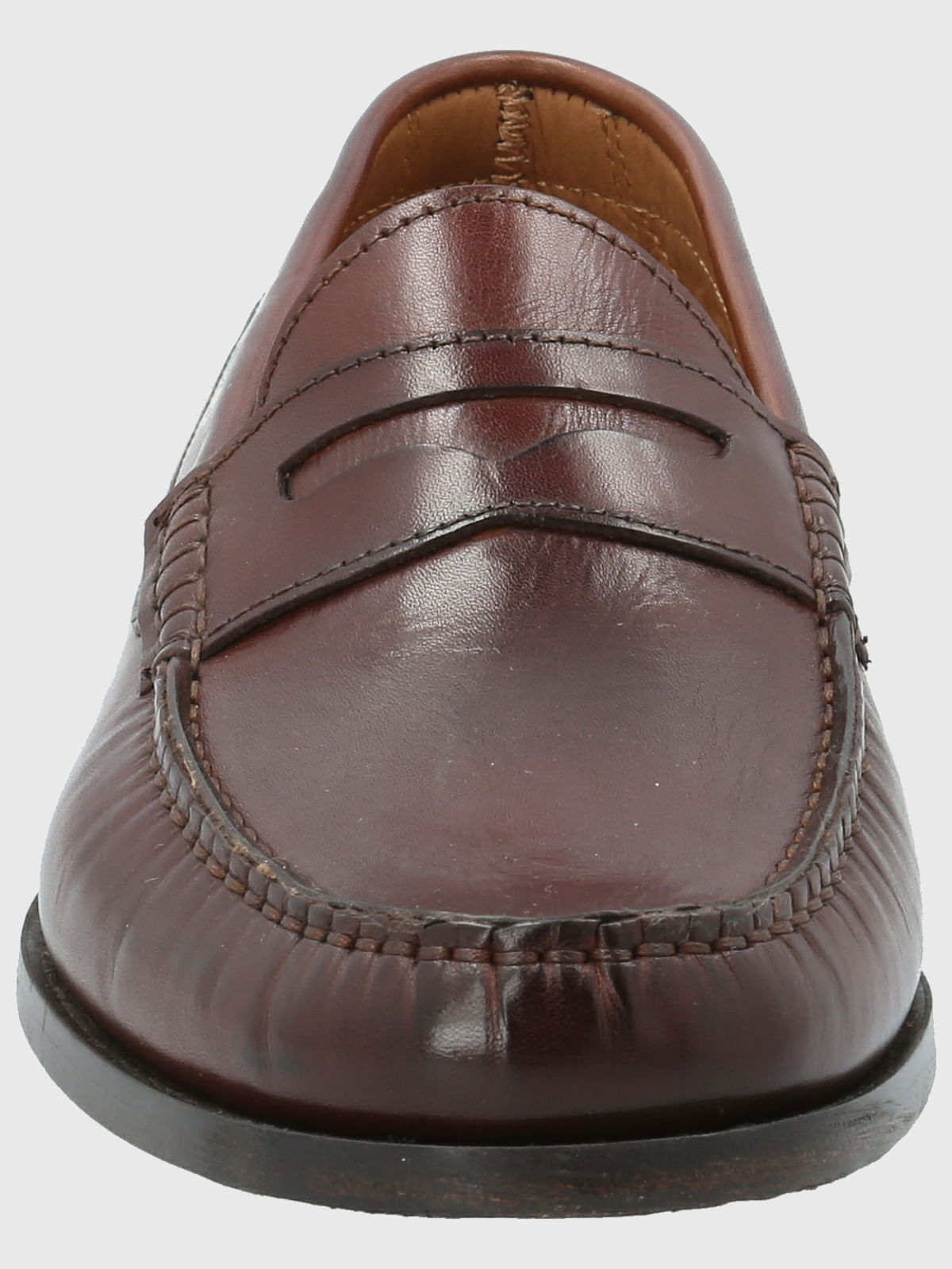 Mocasin Cuero Italiano Cazzoli Café