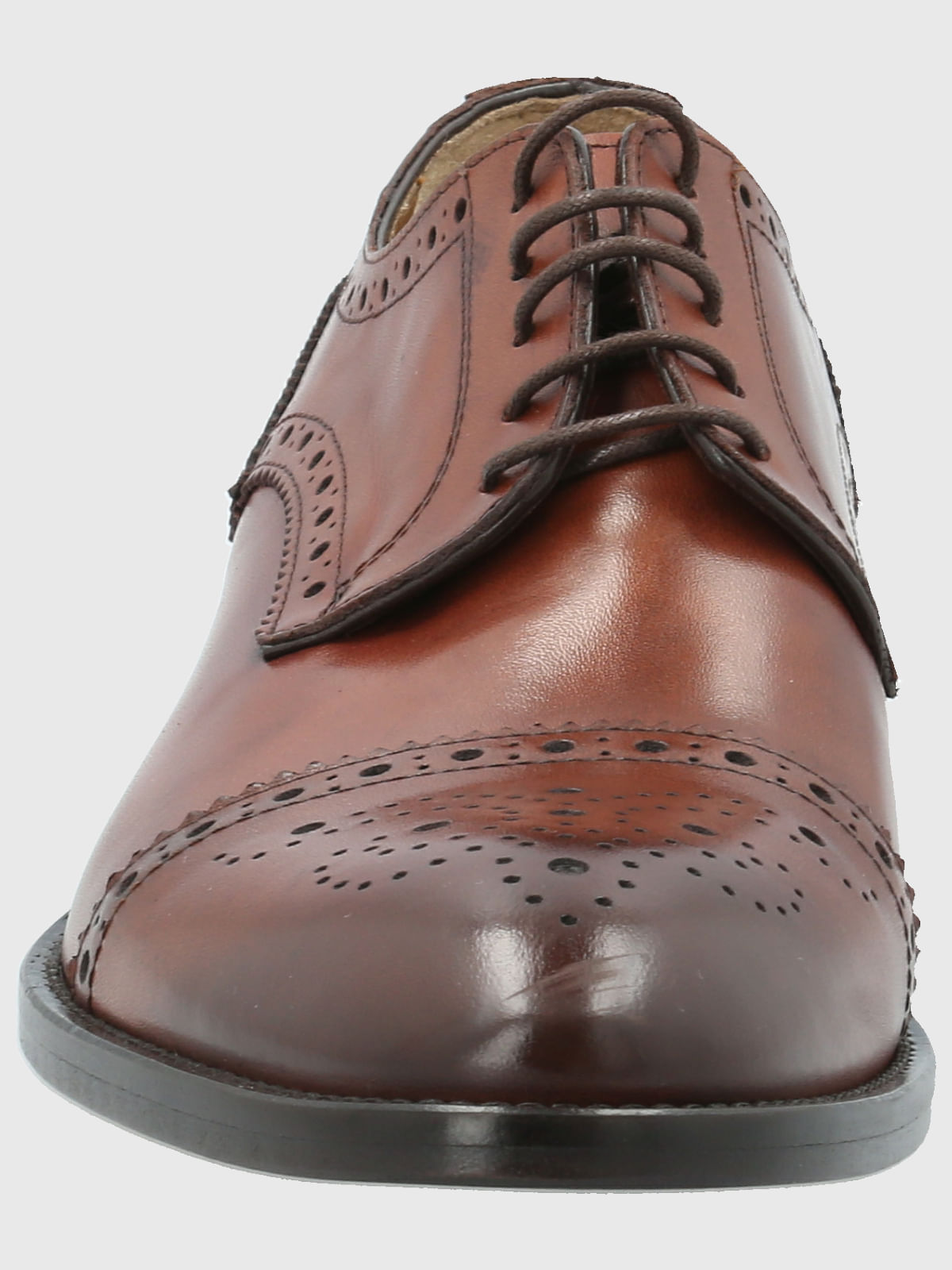 Zapato Cuero Italiano Nazzo Café