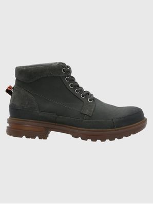 Botin Cuero Hombre Terzo Gris Hush Puppies