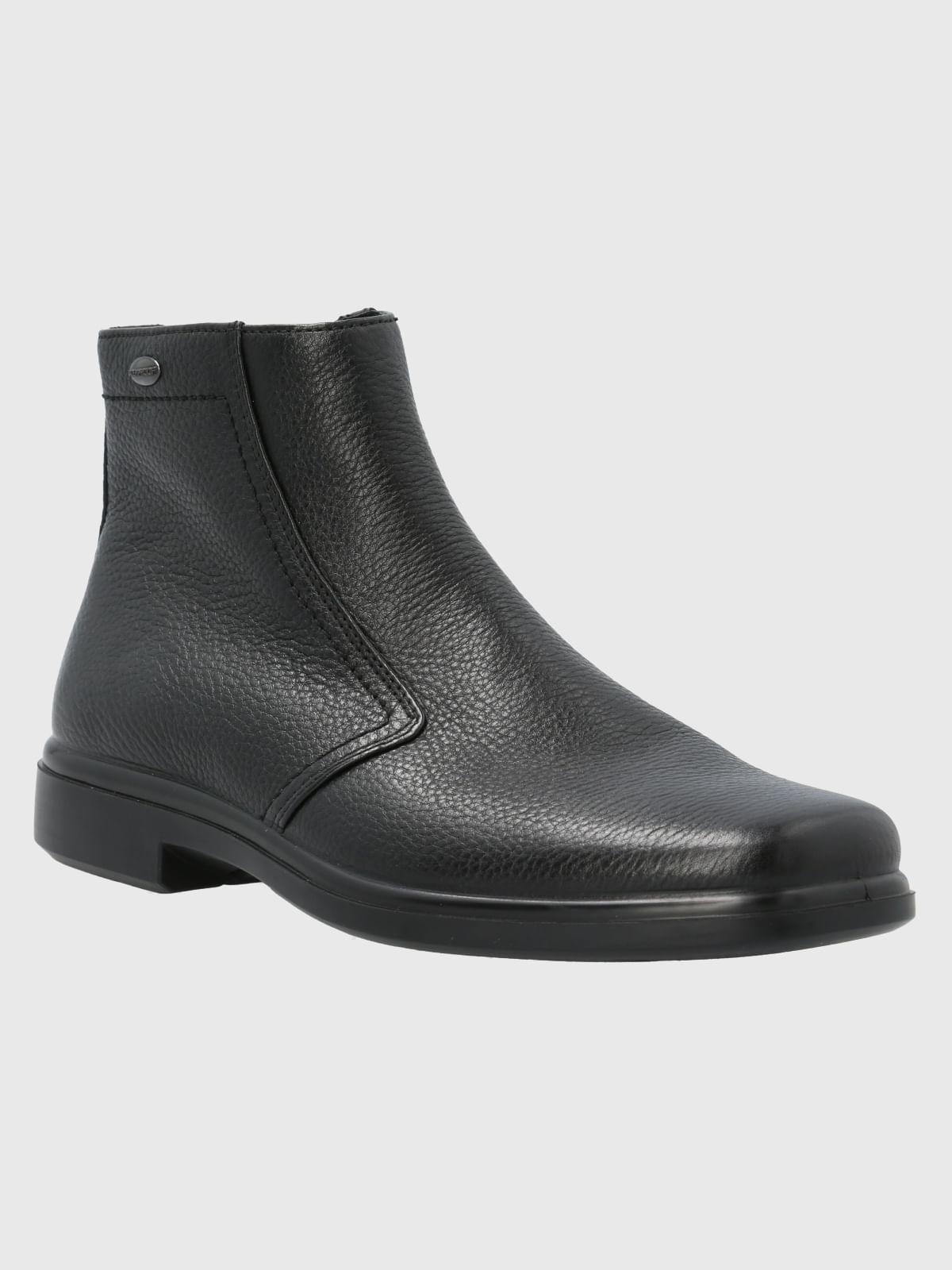 Bota Cuero Waterproof California Negra
