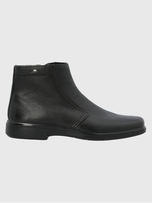 Bota Cuero Hombre Waterproof California Negra Hush Puppies