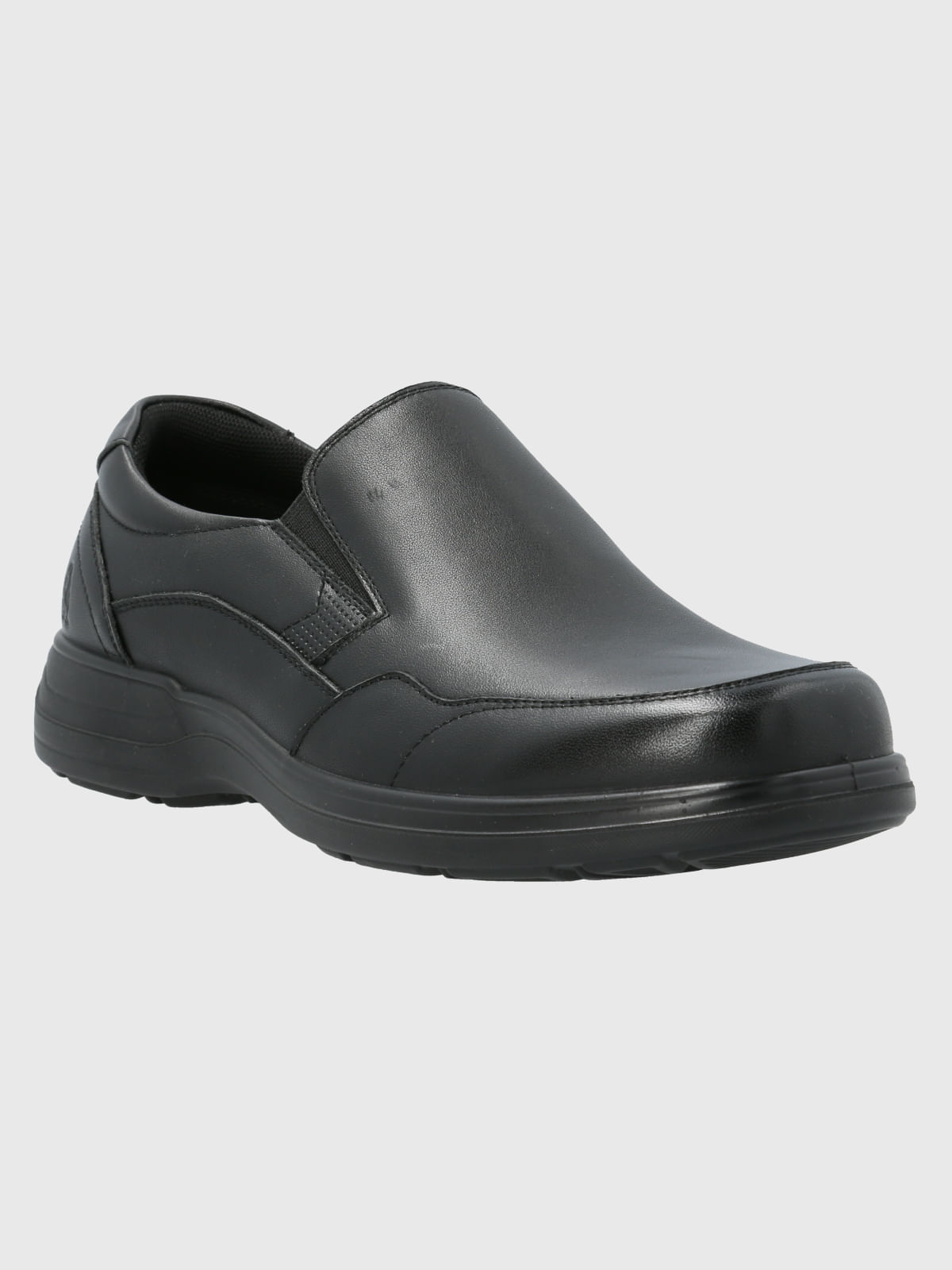 Slip On Cuero Alm Negro