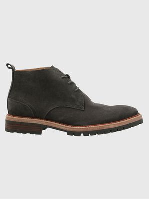 Botin Cuero Hombre Milvio Gris Oscuro Hush Puppies